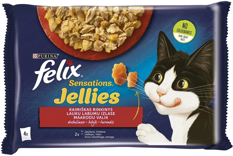 FELIX KONS ĖDAL KAT MĖSOS KONS.SU PADAŽ.4X85G