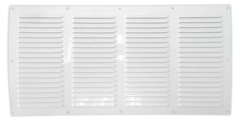 Fepre Aliumininės ventiliacijos grotelės, 100 x 200 mm, baltos