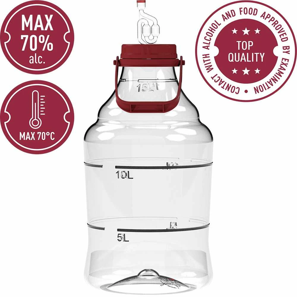 Browin TALPA FERMENTACIJAI PLASTIKINĖ 15L