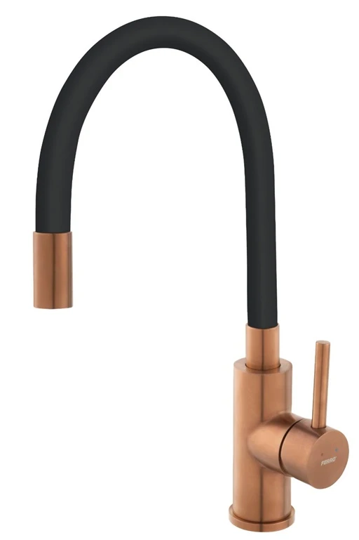 Kitchen Faucet Ferro Zorba Inox. juodas/copper color