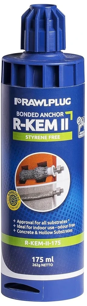 Fiksējošie sveķi Rawlplug R-KEM II, 175 ml