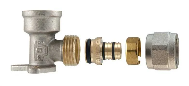Tdm Brass Tdm_Brass Tvirtinamoji išardoma alkūnė 1480, 16 mmx1/2″, vidin. srieg.