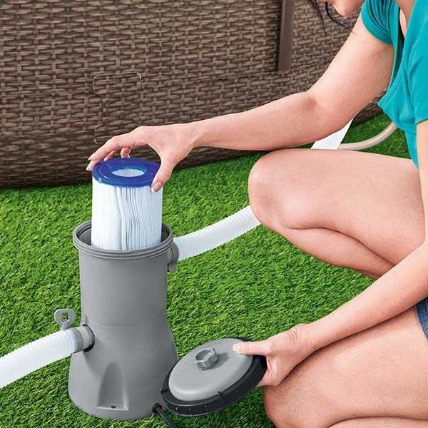 Siurblys su filtru BESTWAY, Flowclear, 3028 l/val., 220-240V, 32W, 58386