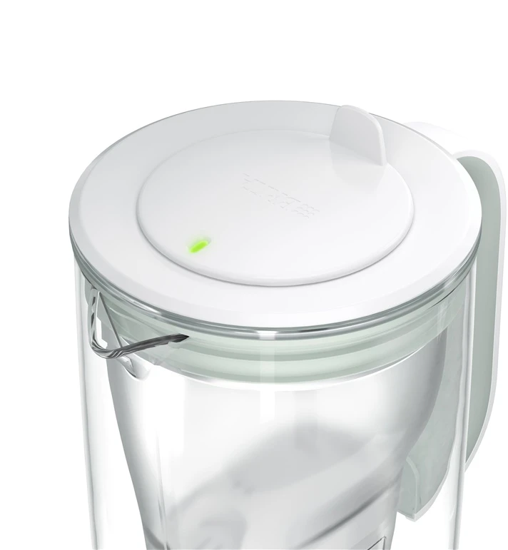 Vandens filtravimo ąsotis BRITA Glass Jug | 60-ojo jubiliejaus ribotas leidimas | Žalios spalvos | 2,5 l