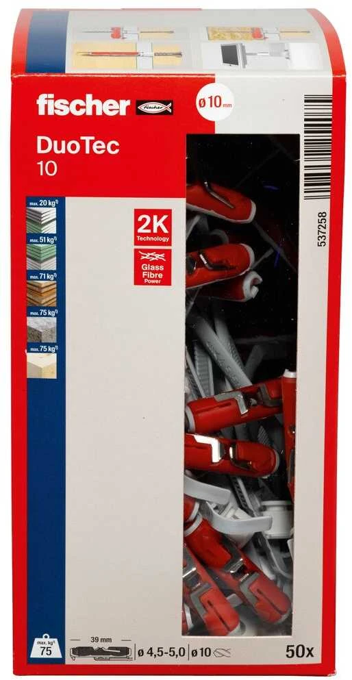 FISCHER PIN DUOTEC 10 50vnt.