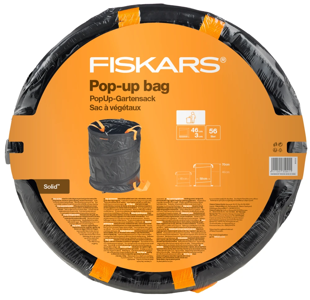 Fiskars sudedamas sodo krepšys Solid 56L