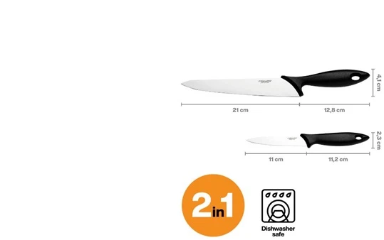 Virtuvinių peilių komplektas Fiskars 1065582, 2 vnt.