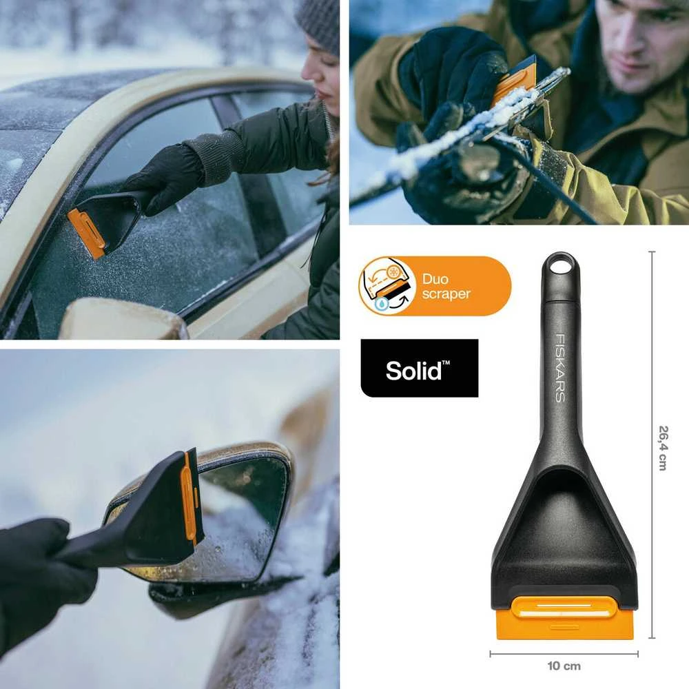 FISKARS AUTOMOBILINIS SNIEGO GRANDIKLIS, DVIGUBAS SOLID