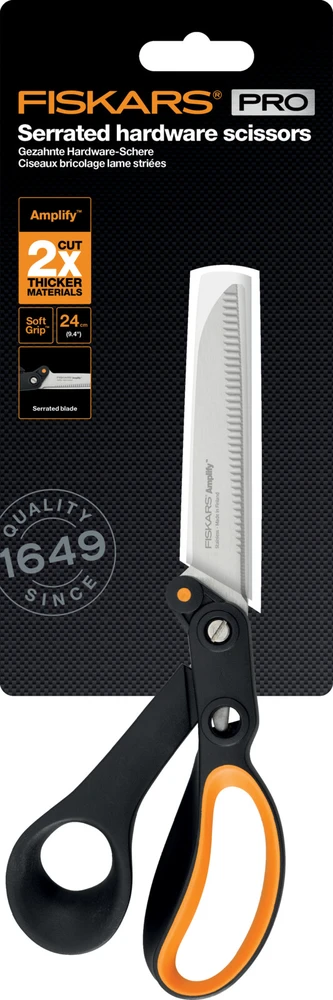 Fiskars Amplify sustiprintos žirklės 24 cm