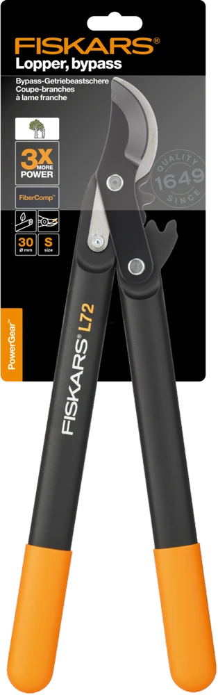 Fiskars PowerGear Lopperio aplinkkelio žirklinė galvutė (S) L72