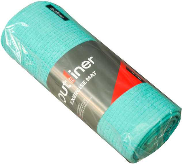 Fitneso ir jogos kilimėlis Outliner, žalios sp., 183 cm x 61 cm x 0.15 cm