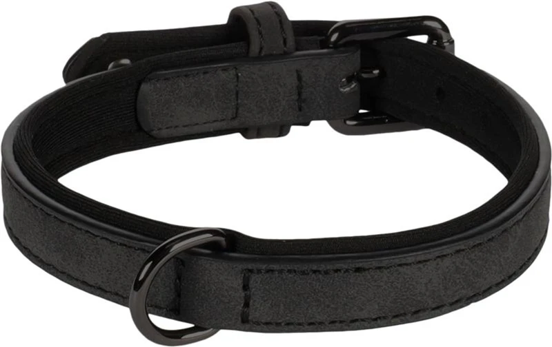 Flamingo DOG COLLAR DELU Juodas 24-30CM 10MM