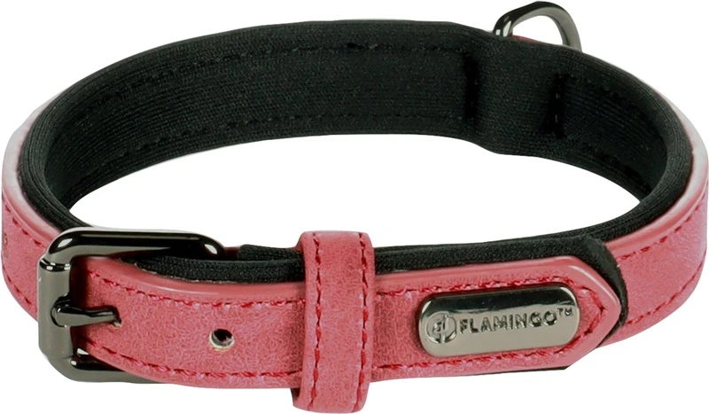 Flamingo DOG COLLAR DELU Raudonas 38-48CM 25MM