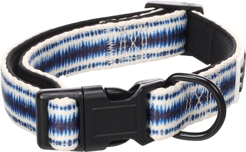 Flamingo DOG COLLAR GILI ISLAND Mėlynas 28-43CM 20MM