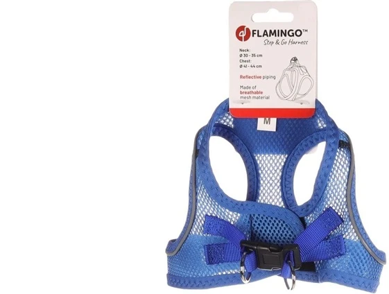 Flamingo Petnešos Step&Go Bento. mėlynas. 49-54CM