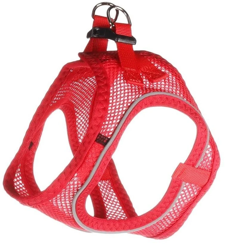 Flamingo Šuns petnešos STEP&GO BENTO raudonos 22-23/24-25CM