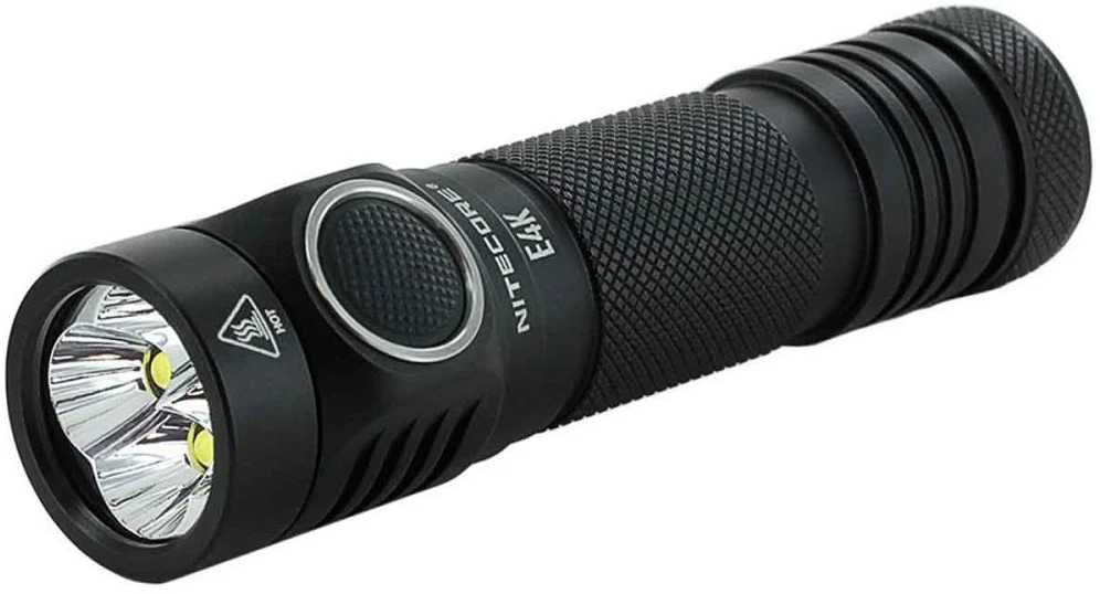 Nešiojamas žibintas - Nitecore E4K 4400 liumenų 200m spindulys USB-C įkraunamas