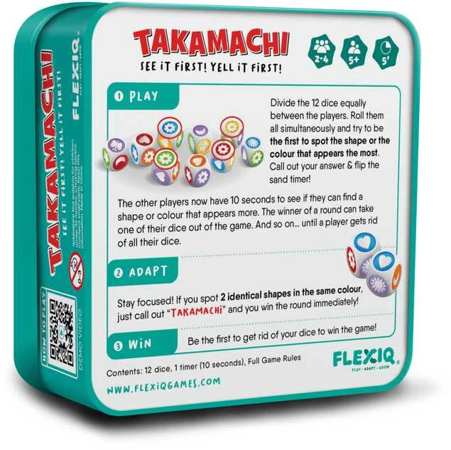 FLEXIQ Stalo žaidimas „Takamachi“