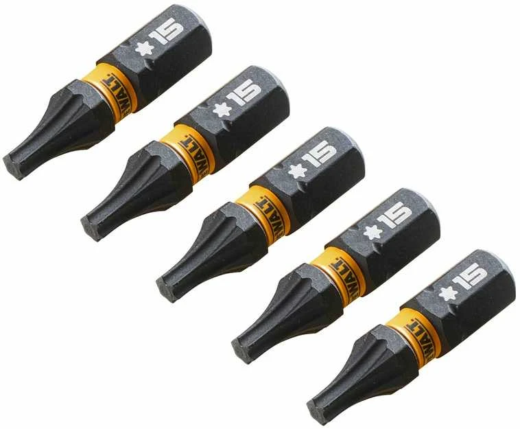 DEWALT KOŃCÓWKA UDAROWA T15x25 5szt. EXTREME IMPACT TORSION