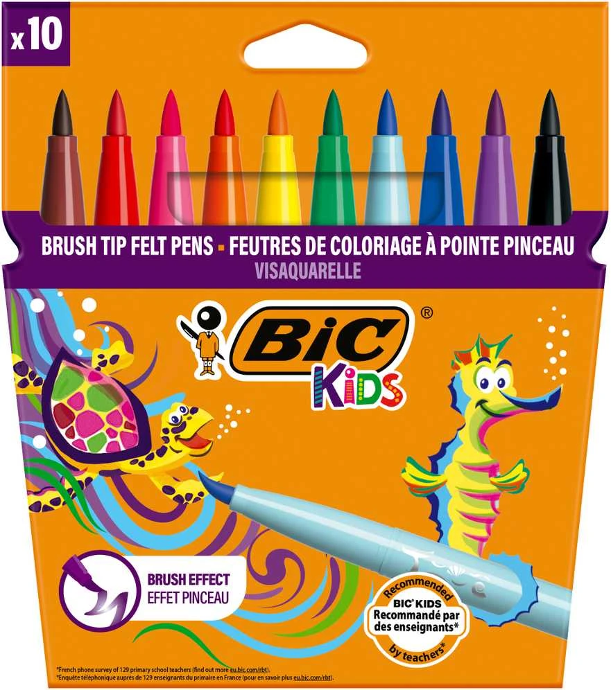 Bic Flamastry Visaqurelle 10 vnt (BICC0107)