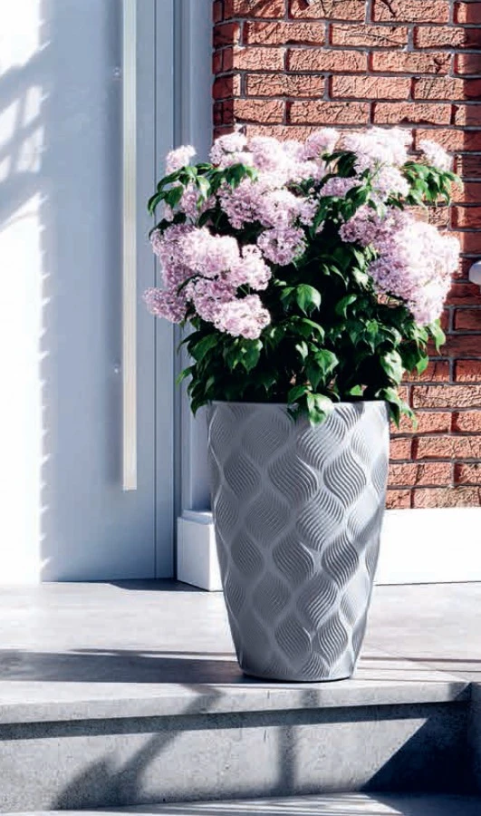 FORM PLASTIC Vazonas Flow Slim 30cm 24L, Rudas