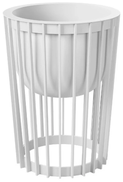 FORM PLASTIC Puķu poda statīva Standy1 ieliktnis D24cm, balts