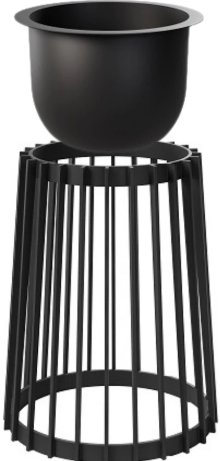 FORM PLASTIC Puķu poda statīva Standy1 ieliktnis D24cm, juodas