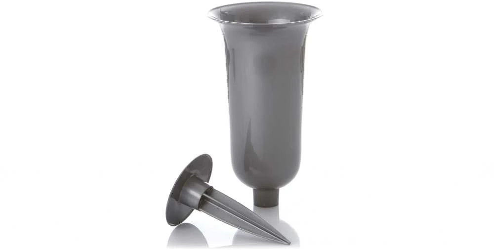 FORM PLASTIC Plastikinė įsmeigiamoji kapų vaza, Ø13 cm