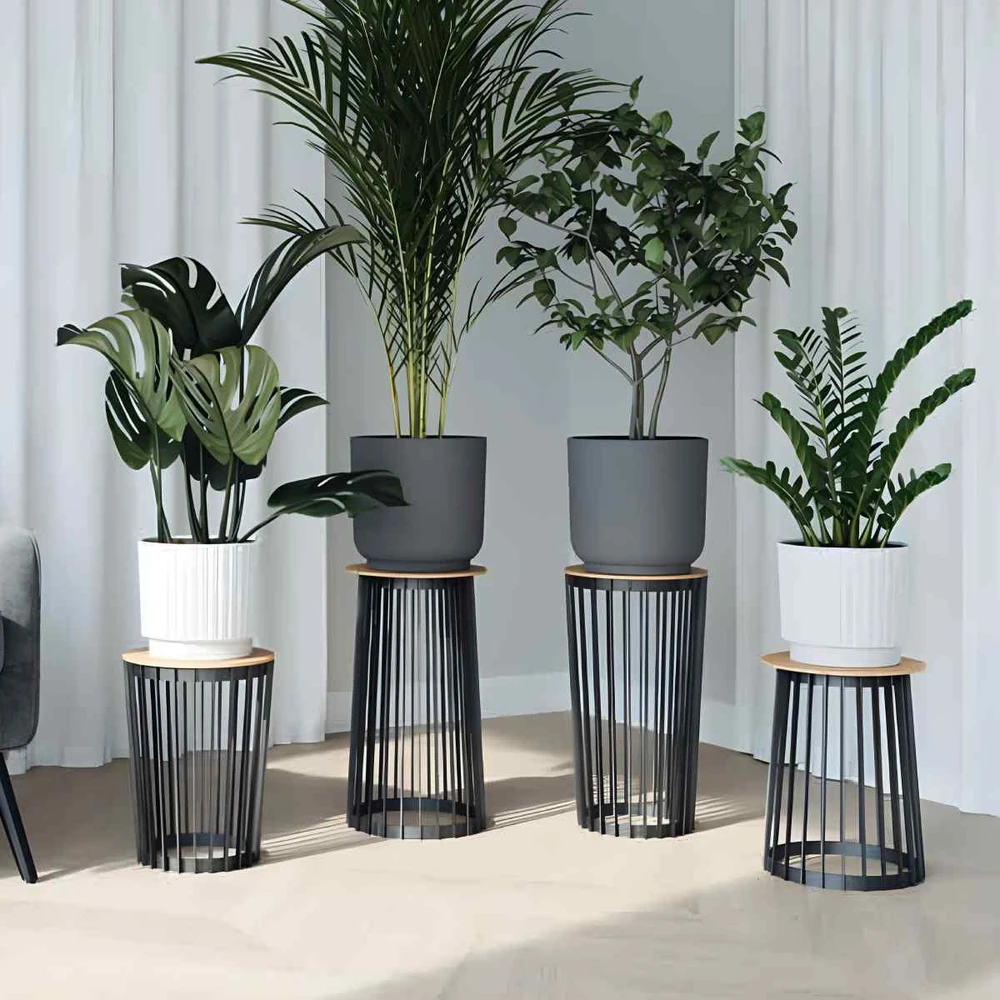 FORM PLASTIC Puķu poda Standy paliktnis, koka
