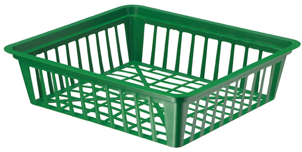 FORM PLASTIC Svogūnų auginimo krepšelis, kvadratinis, 25x28cm