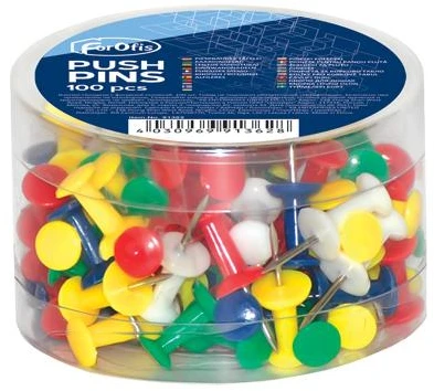 Forofis Pin Centrum. 100 pcs. various colours