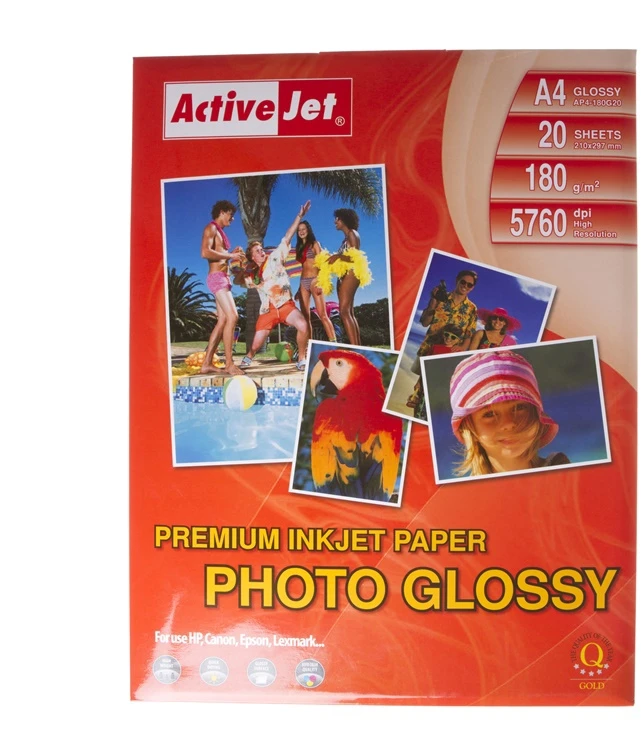 Activejet Blizgus popierius AP4-180G20 (A4; 20 vnt.)