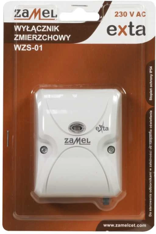 Prieblandos jungiklis Zamel WZS-01, 16A, IP54