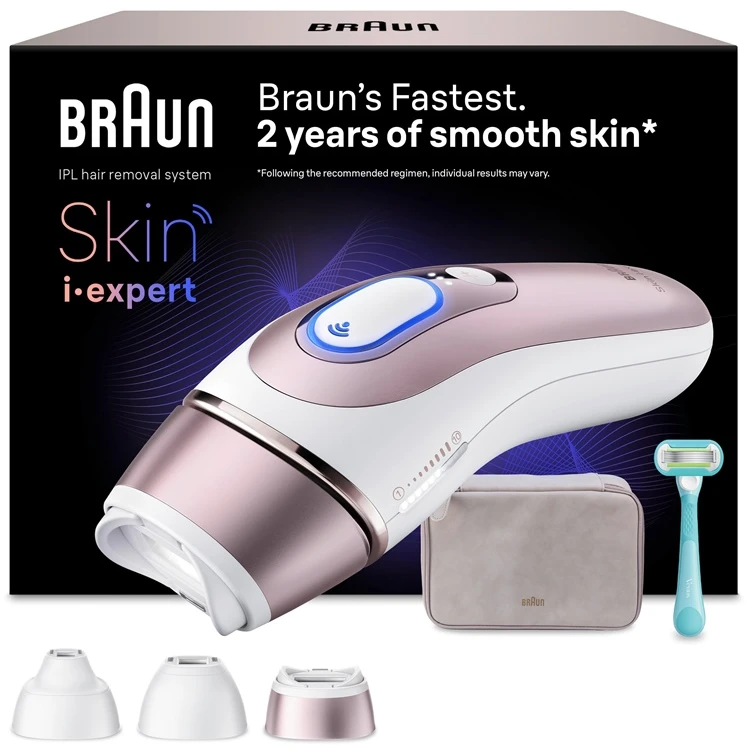 NAUJIENA Braun PL7321 Skin i·expert Pro7 IPL Fotoepiliatorius - Išmanioji alternatyva lazeriui.