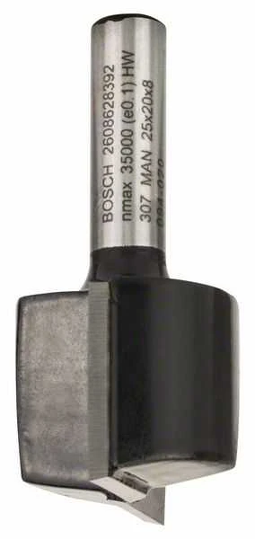 Bosch Pirštinė freza HM B=25mm, l=20 mm,kotas 8mm