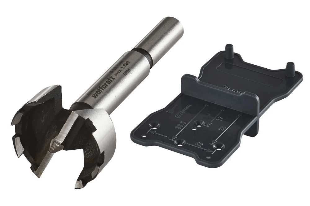 Furnitūros skylių grąžtas Wolfcraft 8728000; 35x90 mm