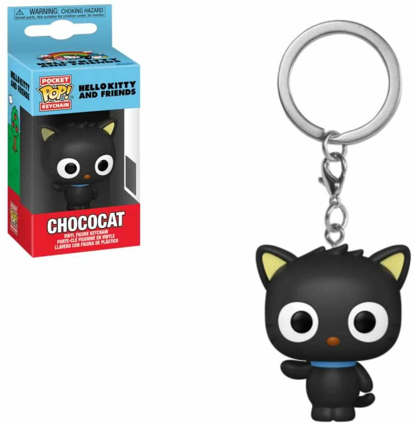 FUNKO POP! Raktų pakabutis: Hello Kitty and Friends - Chococat, 10 cm