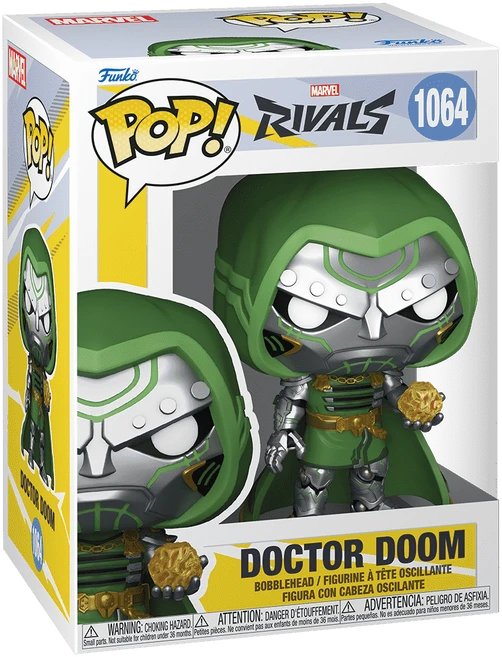 FUNKO POP! Vinilinė figūrėlė: Marvel Rivals - Doctor Doom, 9 cm