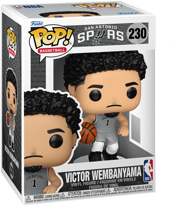 FUNKO POP! Vinilinė figūrėlė: San Antionia Spurs - Victor Wembanyama, ~9 cm