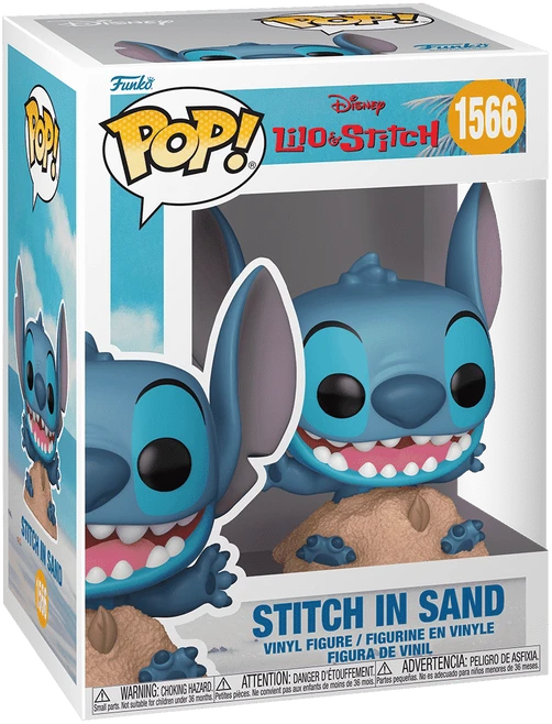 FUNKO POP! Vinilinė figūrėlė: Disney: Lilo & Stitch - Stitch in sand, 9 cm