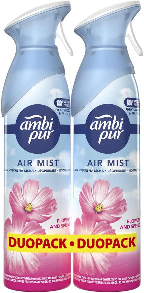 Oro gaiviklis Ambi Pur Flower & Spring, 2 x 185 ml, 0.185 l