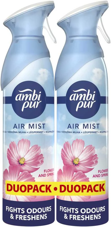 Oro gaiviklis Ambi Pur Flower & Spring, 2 x 185 ml, 0.185 l