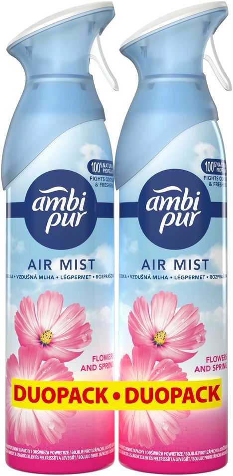 Oro gaiviklis Ambi Pur Flower & Spring, 2 x 185 ml, 0.185 l