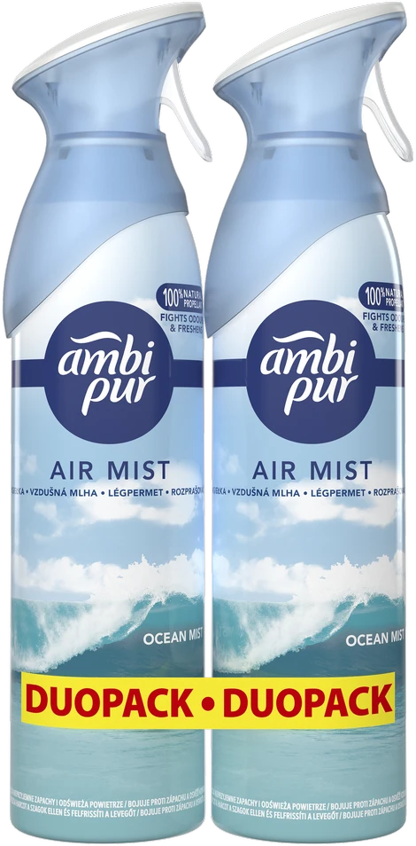 Purškiamas oro gaiviklis AMBI PUR Ocean Mist, 2x185 ml