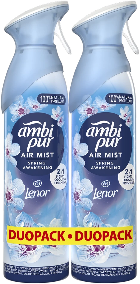 Purškiamas oro gaiviklis AMBI PUR Spring Awakening, 2x185 ml