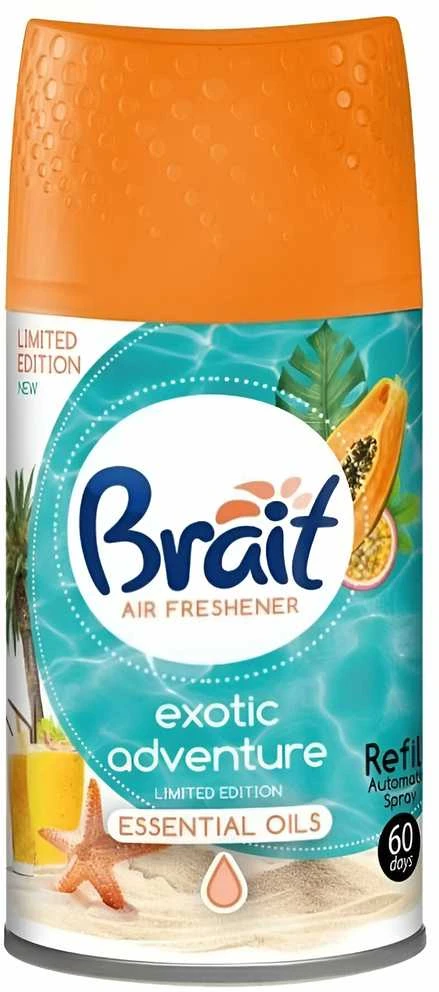 Brait Air Freshener Exotic Adventure automatinis oro gaiviklis - 250 ml tiekimas