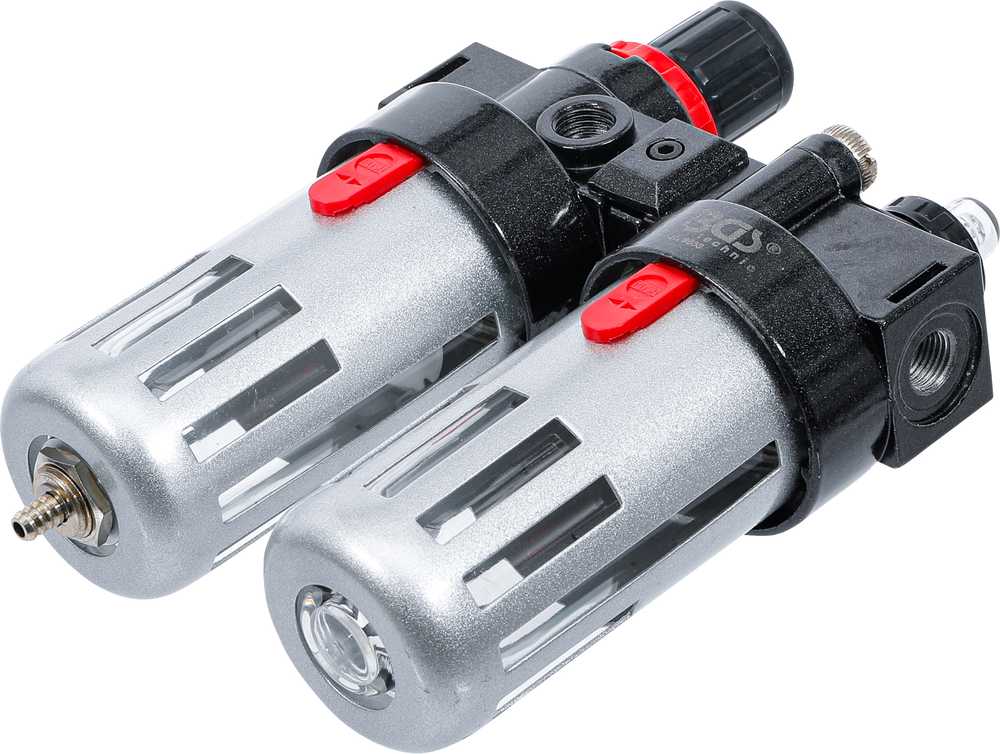 Oro filtro ir tepimo blokas su slėgio reguliatoriumi BGS