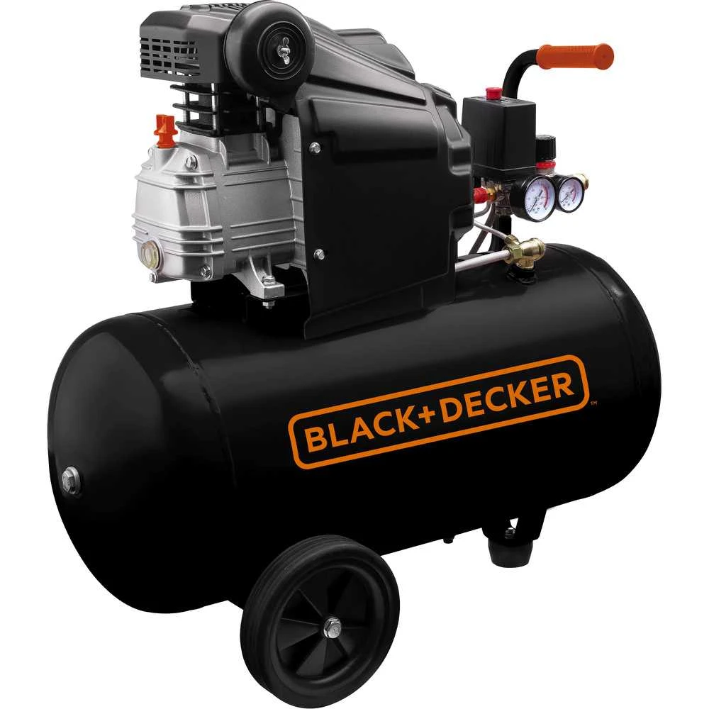 Black & Decker Juodas & Decker Oro kompresorius Juodas & Decker BD205/50, 50 L