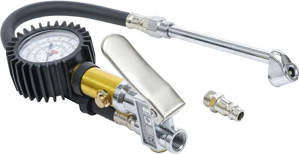 Bgs Technic Pripūtimo pistoletas su manometru | 0 - 15 bar (55412)