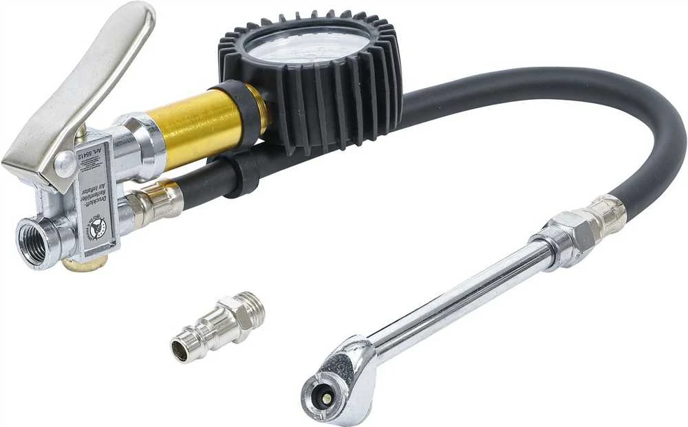 Bgs Technic Pripūtimo pistoletas su manometru | 0 - 15 bar (55412)